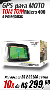 GPS para Moto TomTom Riders400 4Polegadas